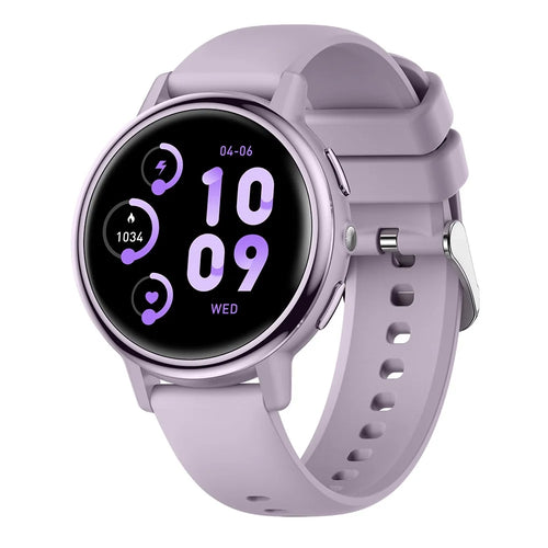 AK88 IP68 Waterproof Smart Watch Heart Rate Monitor Fitness Tracker Sport Watch with Silicone Strap - Purple - 1