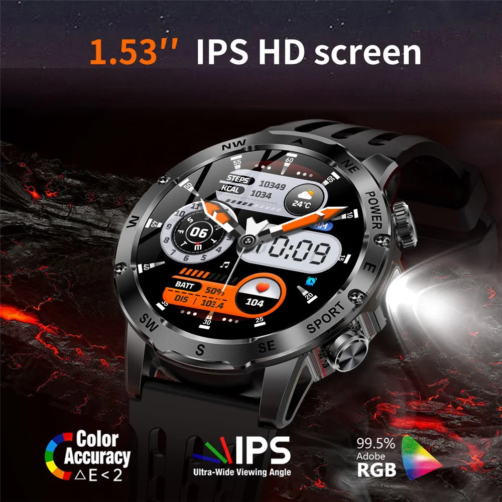AK92 IP68 Waterproof Smart Sports Watch Large HD Screen Heart Rate Sleep Monitor Watch with Silicone Watch Band - Black - 6