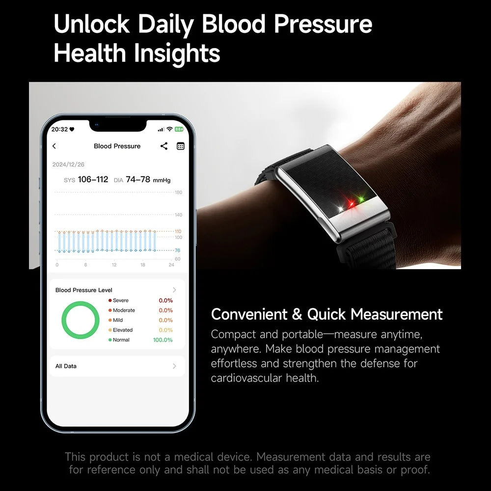 E900 Screenless Fitness Smart Watch ECG Heart Rate Monitor Blood Oxygen Tracker Sports Bracelet - Woven Strap / Black - 7