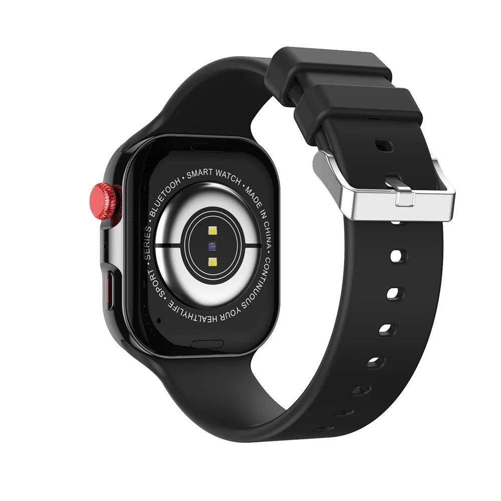 CY39 Multiple Sports Modes Fitness Tracker Health Monitoring 2.02 Inch HD Screen Smart Watch - Black / Silicone Strap - 4