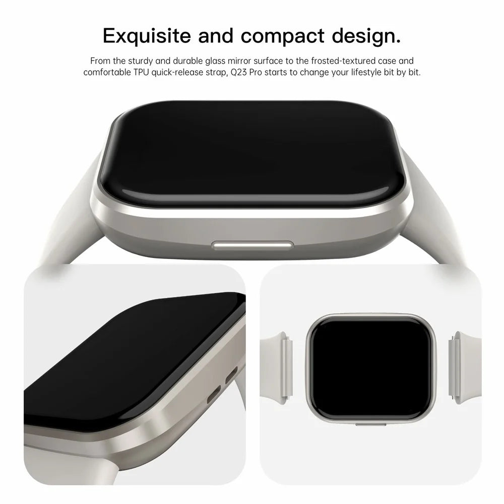 Q23Pro 1.83 Inch TFT Color Screen Bluetooth-compatible Smart Watch Health Monitor Fitness Tracker for Android / iOS - Pink - 5