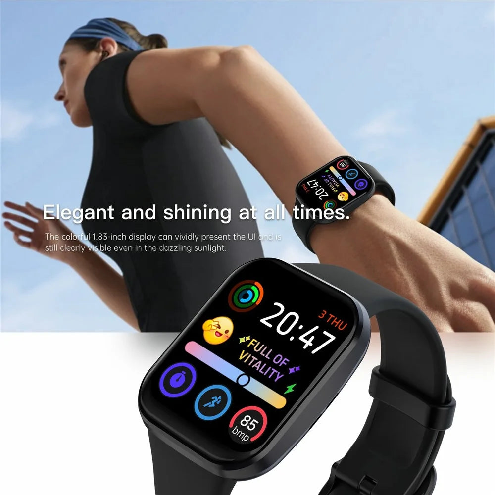 Q23Pro 1.83 Inch TFT Color Screen Bluetooth-compatible Smart Watch Health Monitor Fitness Tracker for Android / iOS - Pink - 6