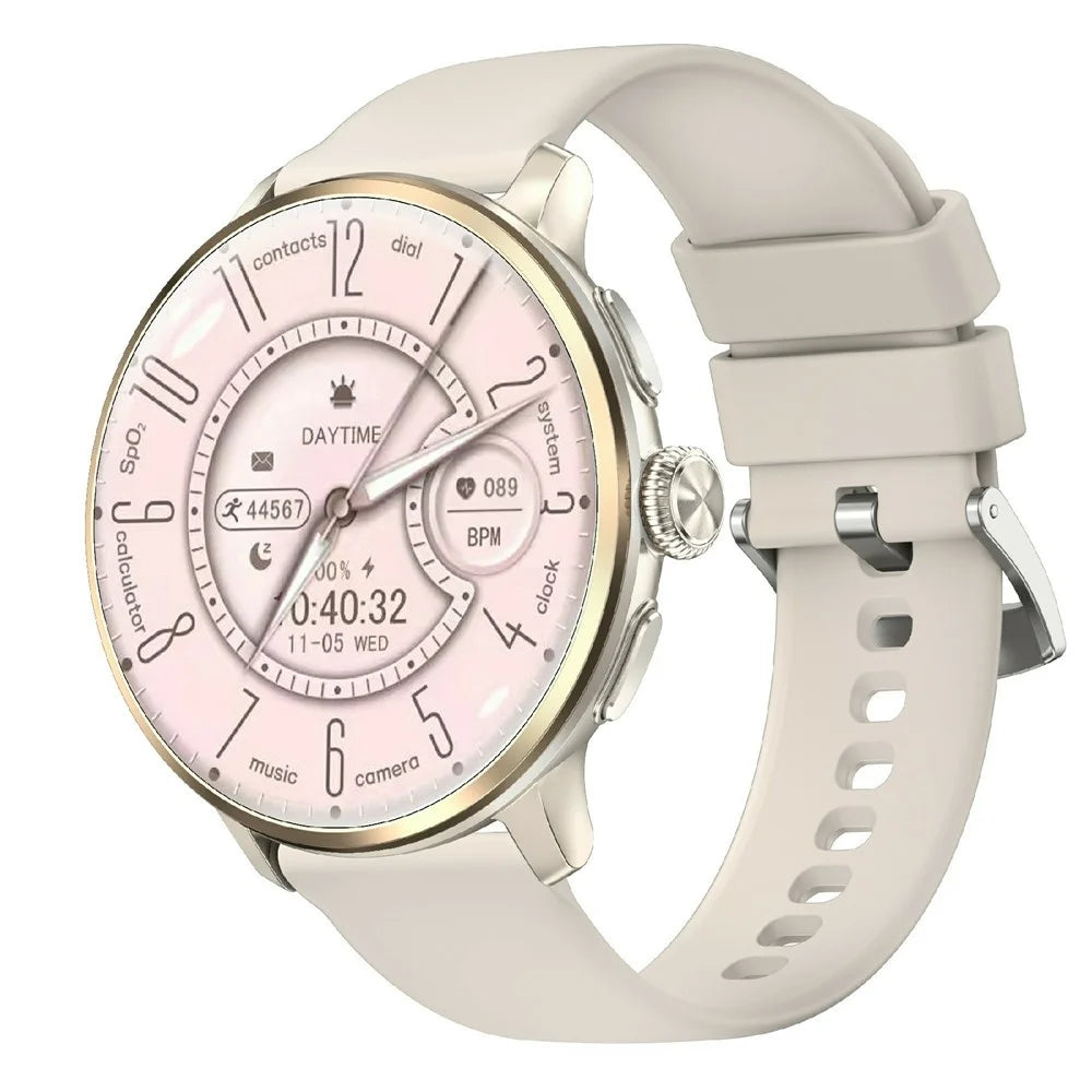 H88 1.6inch AMOLED Smart Watch 5G Global Connectivity Bluetooth-Compatible Dual System Health Monitor for Women - Pink - 1