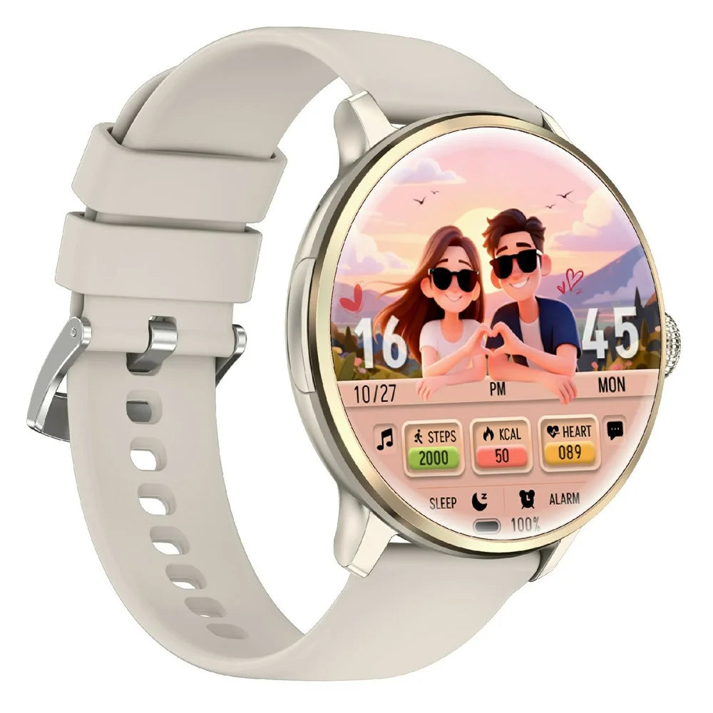 H88 1.6inch AMOLED Smart Watch 5G Global Connectivity Bluetooth-Compatible Dual System Health Monitor for Women - Pink - 2