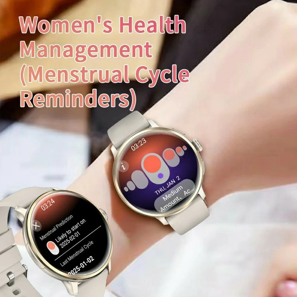 H88 1.6inch AMOLED Smart Watch 5G Global Connectivity Bluetooth-Compatible Dual System Health Monitor for Women - Pink - 6
