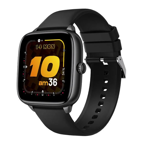 T70 1.72 inch HD Screen Smart Watch with BT Calling Multi Sport Modes Heart Rate Blood Pressure Monitoring - Black - 1