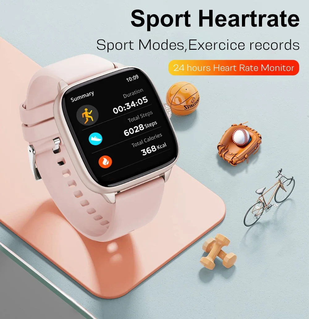 T70 1.72 inch HD Screen Smart Watch with BT Calling Multi Sport Modes Heart Rate Blood Pressure Monitoring - Black - 2