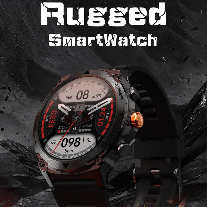 T53 1.43 inch AMOLED Smart Watch BT Call IP68 Waterproof Sports Band with Heart Rate Blood Pressure Monitoring - Light Gray - 2