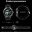T53 1.43 inch AMOLED Smart Watch BT Call IP68 Waterproof Sports Band with Heart Rate Blood Pressure Monitoring - Light Gray - 7