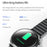 AWEI H18 Heart Rate Monitor Bluetooth-compatible Calling Smart Watch 1.43 Inch AMOLED Screen Sports Wristwatch - Black - 3