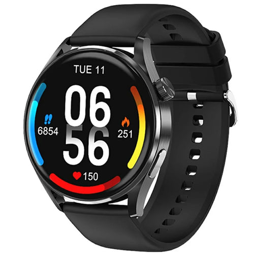AWEI H35 Smart Watch Bluetooth-compatible Call IP68 Waterproof Heart Rate Blood Oxygen Monitor Sports Watch - Black - 1