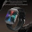 U21 2.2 Inch Square Screen ECG Heart Rate Detection Bluetooth-compatible Call Sports Smart Watch with Sleep Monitor - Black - 3