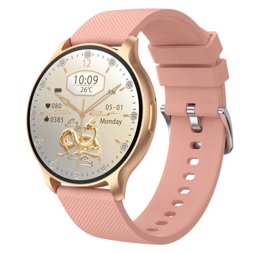 U23 100+ Sports Modes Health Monitoring Bluetooth-compatible Call 1.32 Inch AMOLED HD Screen Smart Watch - Gold - 1