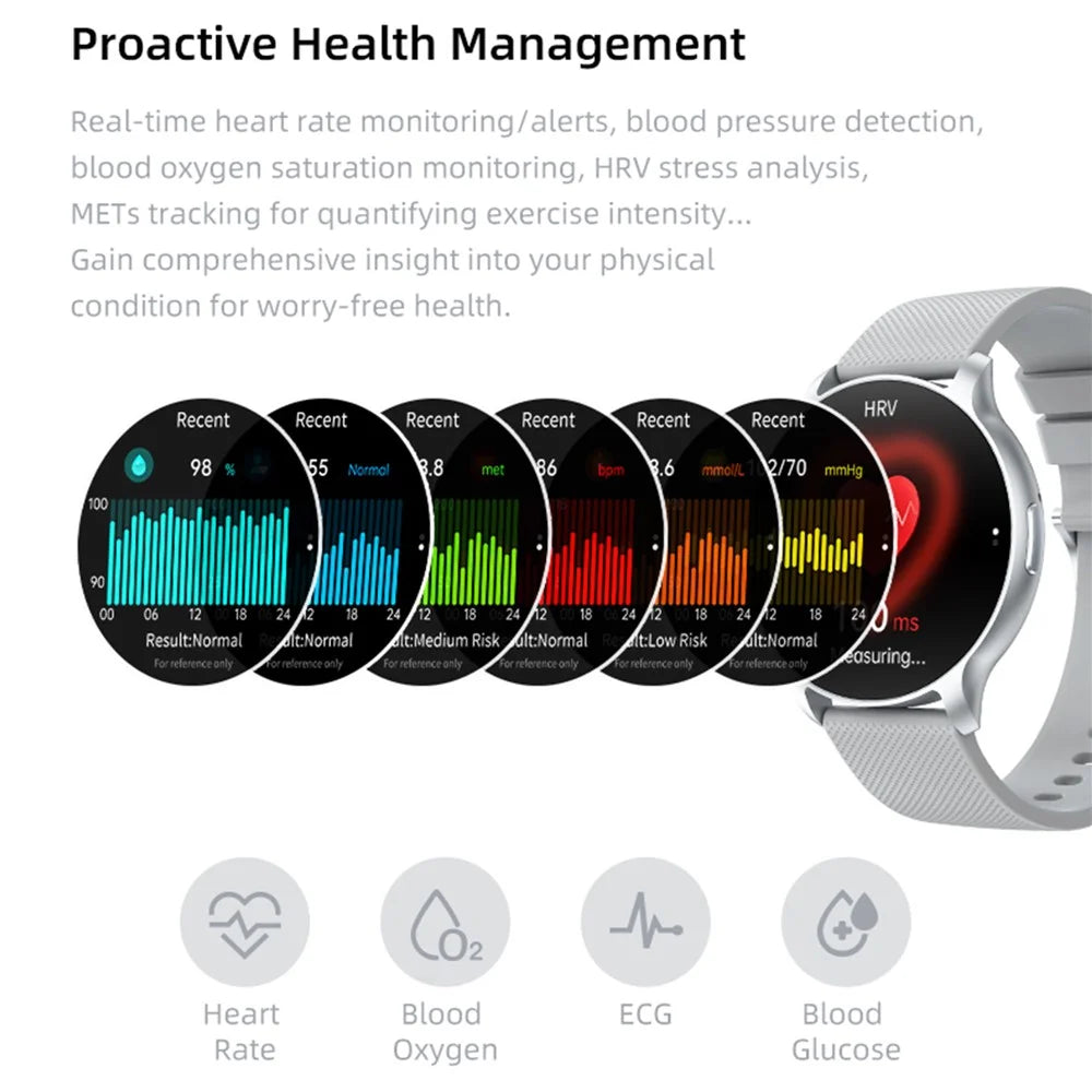 U23 100+ Sports Modes Health Monitoring Bluetooth-compatible Call 1.32 Inch AMOLED HD Screen Smart Watch - Gold - 4