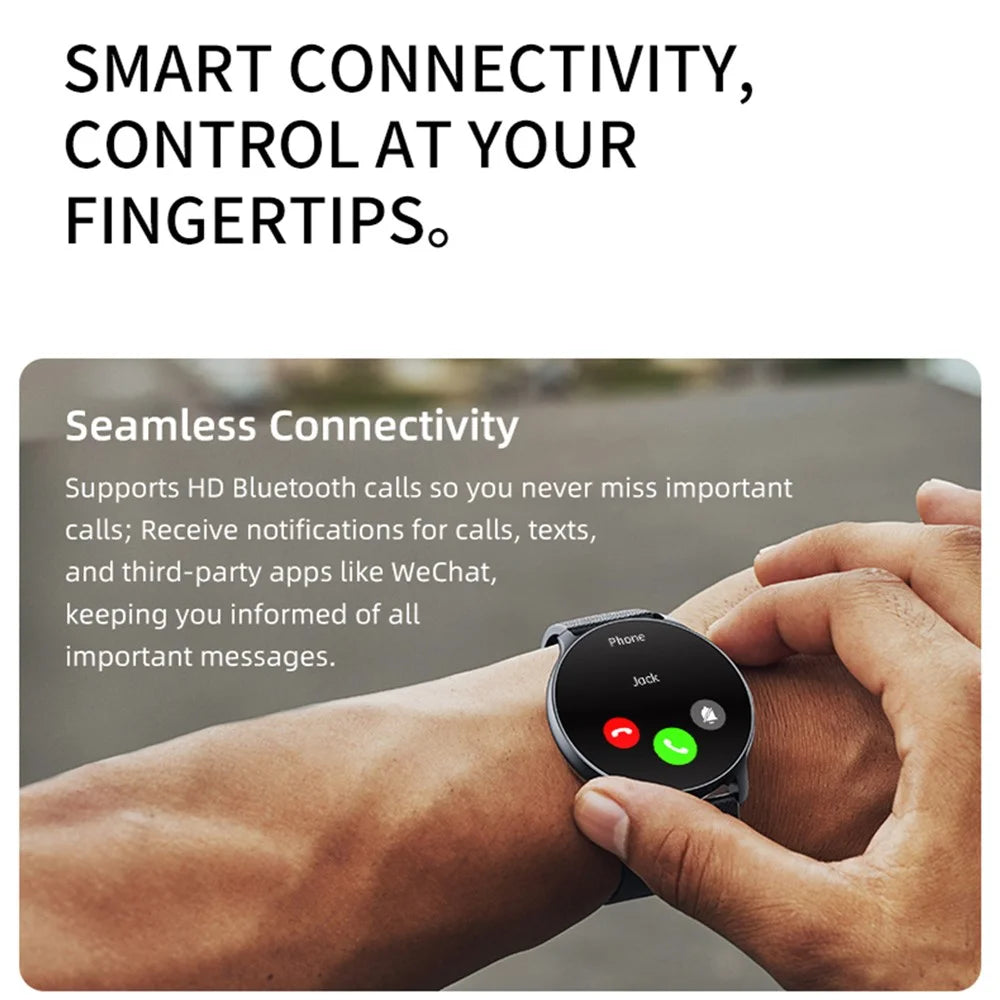 U23 100+ Sports Modes Health Monitoring Bluetooth-compatible Call 1.32 Inch AMOLED HD Screen Smart Watch - Gold - 6