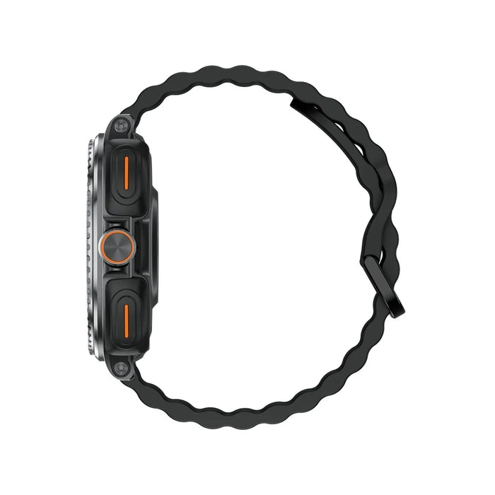 GT99 2 in 1 Smart Watch with TWS Earbuds Music Playback Health Monitor IP67 Waterproof Fitness Tracker - Black - 4