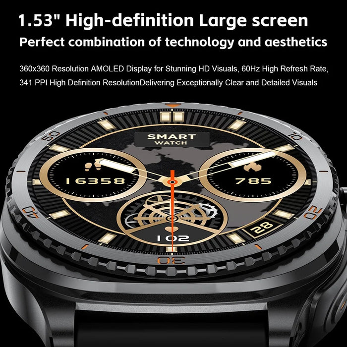 GT99 2 in 1 Smart Watch with TWS Earbuds Music Playback Health Monitor IP67 Waterproof Fitness Tracker - Black - 7
