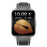 MT66 Leather Strap Smart Watch 1.83 Inch IPS Screen Fitness Tracker IP68 Waterproof Heart Rate Monitor - Black - 7