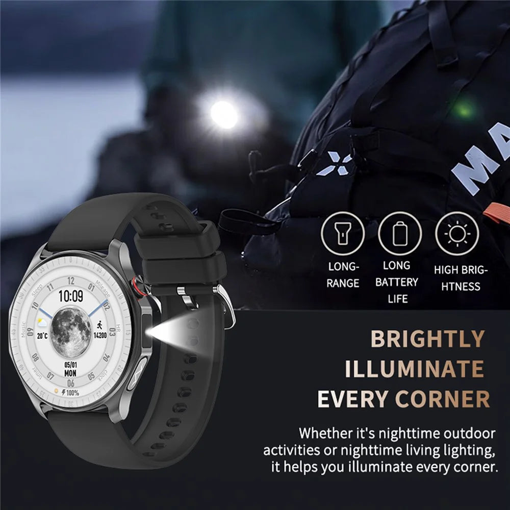U11 1.43 Inch AMOLED Screen Sports Smart Watch ECG + PPG Health Monitor Bluetooth-compatible Calling Fitness Tracker - Black - 2