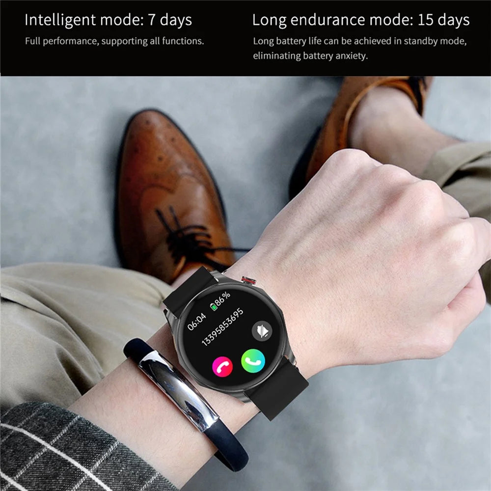 U11 1.43 Inch AMOLED Screen Sports Smart Watch ECG + PPG Health Monitor Bluetooth-compatible Calling Fitness Tracker - Black - 3