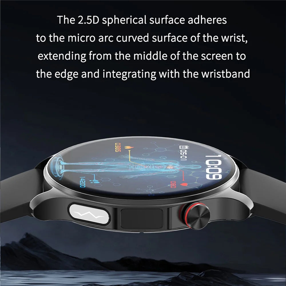 U11 1.43 Inch AMOLED Screen Sports Smart Watch ECG + PPG Health Monitor Bluetooth-compatible Calling Fitness Tracker - Black - 7