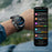 F240 Smart Health Watch ECG Heart Rate Blood Pressure Blood Oxygen Sleep Monitor IP67 Waterproof Sports Watch - Black Silicone Strap - 2
