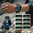 F240 Smart Health Watch ECG Heart Rate Blood Pressure Blood Oxygen Sleep Monitor IP67 Waterproof Sports Watch - Black Silicone Strap - 3