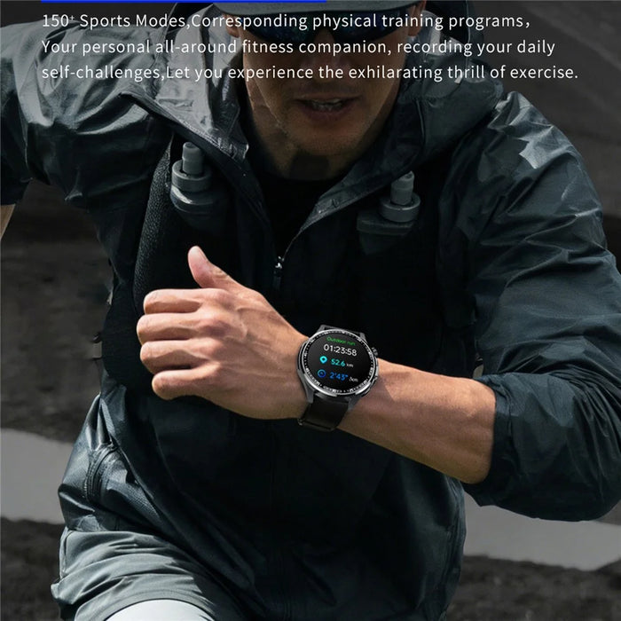 F240 Smart Health Watch ECG Heart Rate Blood Pressure Blood Oxygen Sleep Monitor IP67 Waterproof Sports Watch - Black Silicone Strap - 5