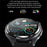 F240 Smart Health Watch ECG Heart Rate Blood Pressure Blood Oxygen Sleep Monitor IP67 Waterproof Sports Watch - Black Silicone Strap - 6