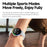 ET493 1.32 Inch AMOLED Screen Smart Watch with Silicone Strap ECG Heart Rate Blood Oxygen Monitor Bluetooth-compatible Call Wrist Watch - Gold+Pink - 7