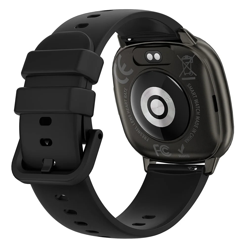 HD17 Air 1.73 Inch AMOLED Screen Smart Watch Bluetooth-compatible Call Health Monitor Wristwatch for Sports - Black - 2