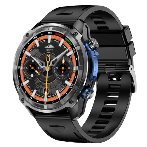 C175C Smart Watch 1.43 inch AMOLED GPS 4GB Memory 860mAh 100+ Sports Modes Watch for Outdoor - Black - 1