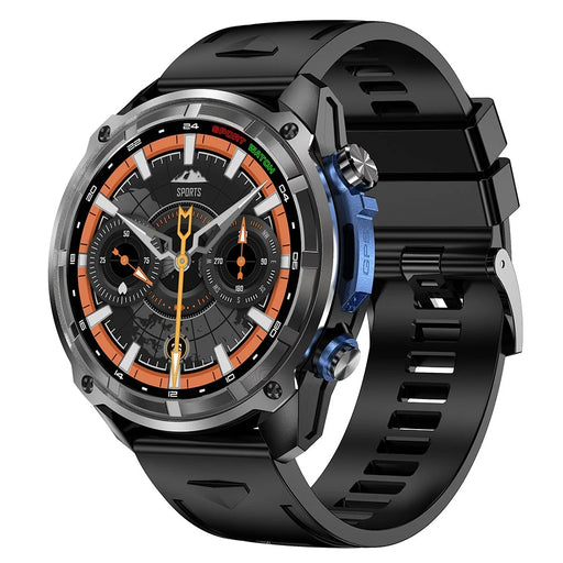 C175C Smart Watch 1.43 inch AMOLED GPS 4GB Memory 860mAh 100+ Sports Modes Watch for Outdoor - Black - 1