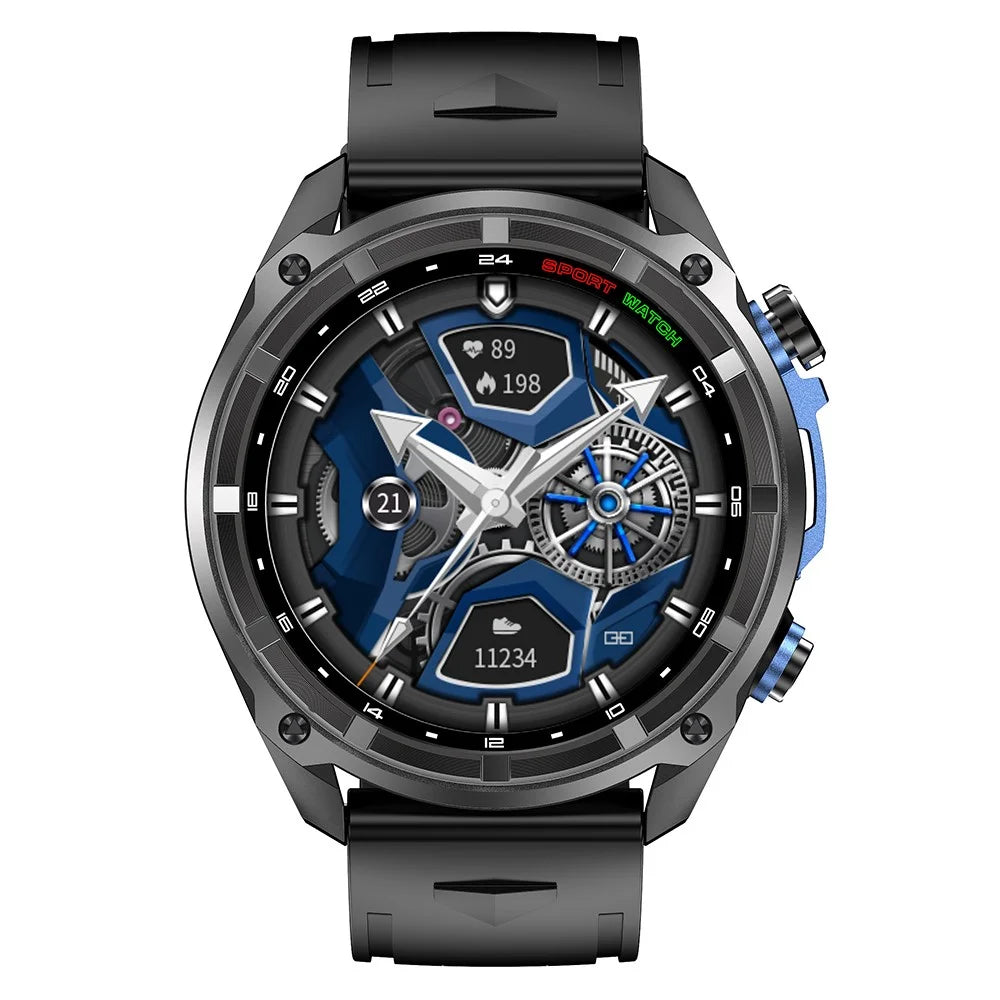 C175C Smart Watch 1.43 inch AMOLED GPS 4GB Memory 860mAh 100+ Sports Modes Watch for Outdoor - Black - 4