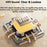 ESSAGER 12cm L-Shape Type-C Male to 3.5mm Female DAC Digital Decoder HiFi Audio Adapter - Grey - 4