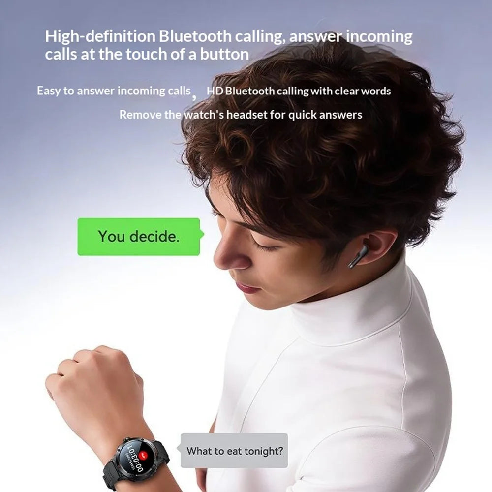 YESIDO IO50 2-in-1 Smart Watch with TWS Earbuds 1.46inch HD Screen Bluetooth-compatible Health Monitor - 5