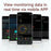 L18 Ultra Thin Smart Bracelet for Women Heart Rate Blood Oxygen Sleep Monitor Fitness Tracker, Silicone Strap - Gold - 6