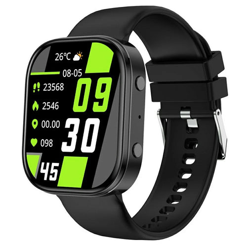 Y3 Smart Watch 1.88 Inch HD Display Heart Rate Blood Oxygen Monitor Bluetooth-compatible Call Wristwatch - Black - 1