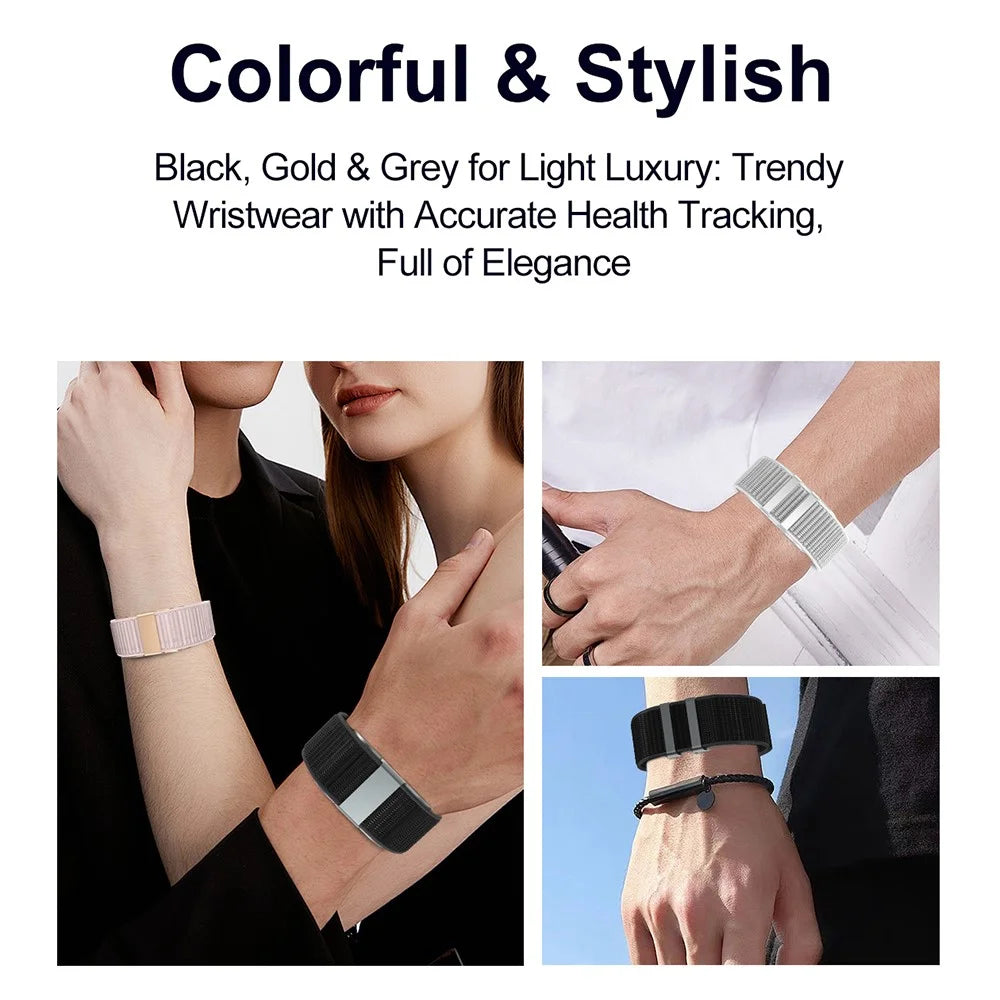 S01 Smart Health Band Wristband Heart Rate Blood Oxygen Sleep Monitor IP68 Waterproof Fitness Tracker - Black - 4