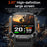 HT46 Sports Smart Watch 2.01 Inch IPS 1200mAh Battery IP68 Waterproof LED Flashlight Bluetooth-compatible Calling Health Monitor for Outdoor Adventure - Black - 4