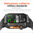 HT46 Sports Smart Watch 2.01 Inch IPS 1200mAh Battery IP68 Waterproof LED Flashlight Bluetooth-compatible Calling Health Monitor for Outdoor Adventure - Black - 5