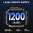 HT46 Sports Smart Watch 2.01 Inch IPS 1200mAh Battery IP68 Waterproof LED Flashlight Bluetooth-compatible Calling Health Monitor for Outdoor Adventure - Black - 7