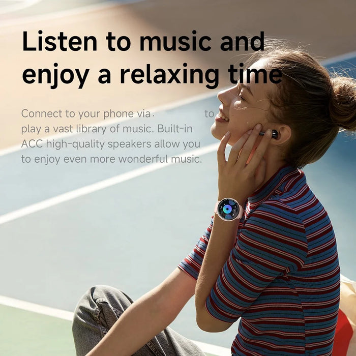 KC100 Smart Watch GPS Positioning Health Monitor Heart Rate Blood Oxygen Temperature Tracking Sports Watch - Pink  /  Silicone Band - 3
