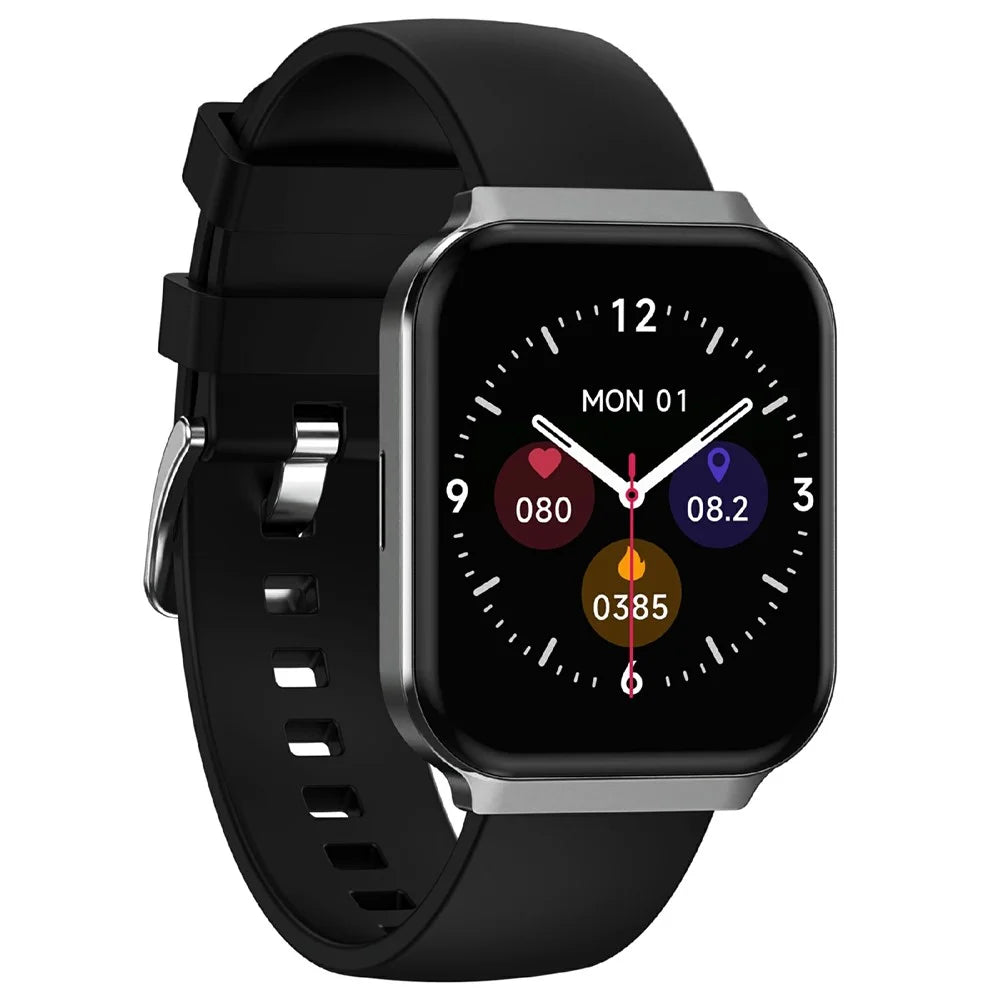 D16 Smart Watch 1.75 Inch HD Screen Bluetooth-compatible IP68 Waterproof Call Heart Rate Sleep Health Monitoring Watch - Black - 2