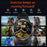 HT45 Outdoor Smart Watch 1.7 Inch HD Screen IP68 Waterproof 100+ Sports Modes 30 Days Battery Life Health Monitor - Black - 3