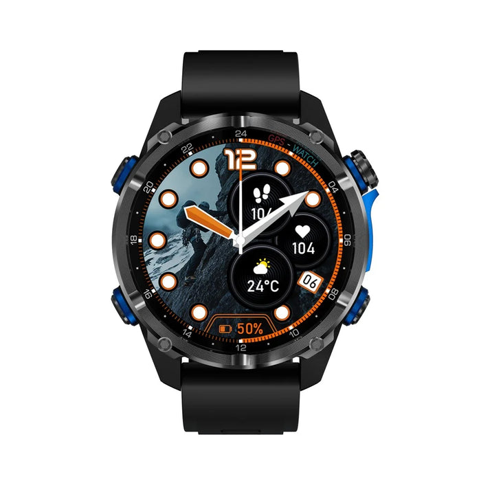 HD350 Pro Smart Watch 1.32 Inch AMOLED Screen GPS 6 Satellite 100+ Sports Modes 3ATM Waterproof 540mAh Health Monitor for Outdoor - Tarnish - 5