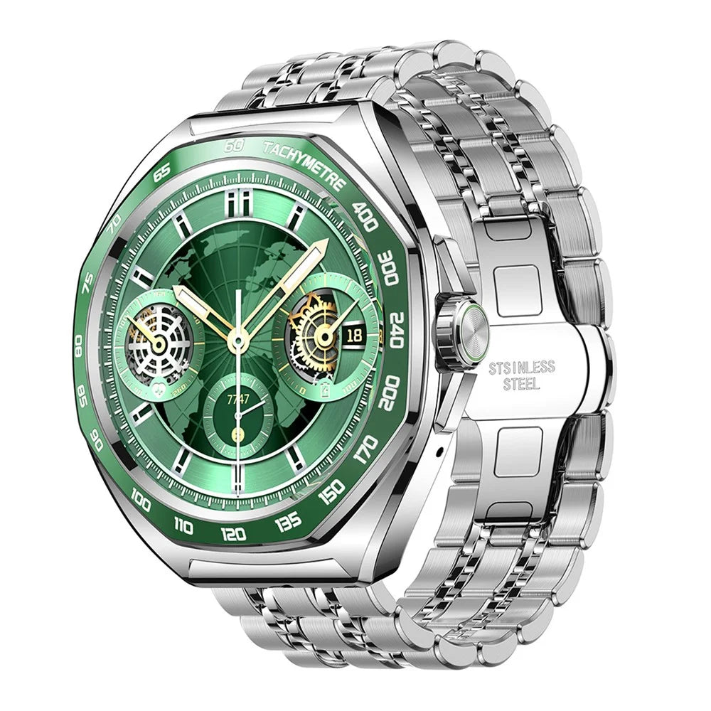 JOYROOM Venture Series JR-FV2 Pro Smart Watch 1.43 AMOLED Bluetooth-compatible Call 450mAh 5ATM Waterproof Watch - Green - 1