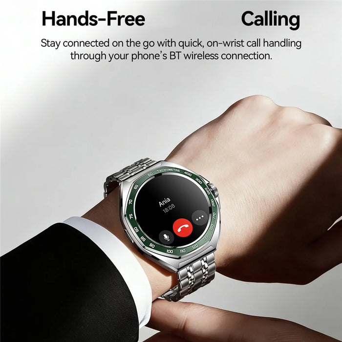 JOYROOM Venture Series JR-FV2 Pro Smart Watch 1.43 AMOLED Bluetooth-compatible Call 450mAh 5ATM Waterproof Watch - Green - 4