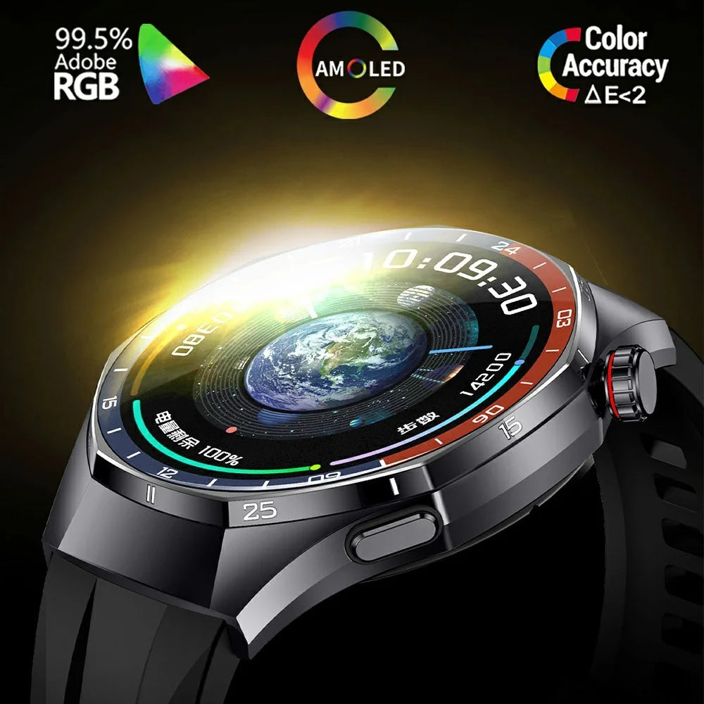 Y108 1.32 Inch AMOLED Screen Smart Watch IP68 Waterproof ECG Heart Rate Blood Oxygen Bluetooth Call Health Monitor  - Tarnish  /  Silicone Strap - 3