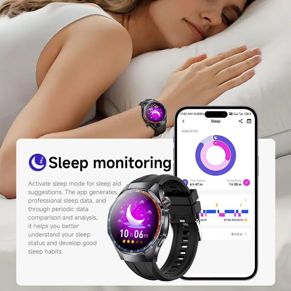 Y108 1.32 Inch AMOLED Screen Smart Watch IP68 Waterproof ECG Heart Rate Blood Oxygen Bluetooth Call Health Monitor  - Tarnish  /  Silicone Strap - 6